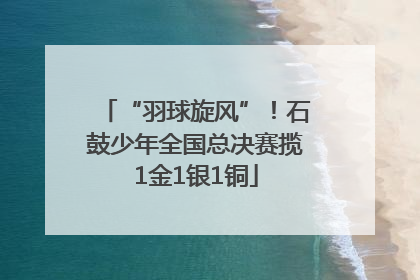 “羽球旋风”！石鼓少年全国总决赛揽1金1银1铜