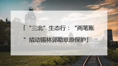 “三北”生态行：“两笔账”撬动锡林郭勒草原保护