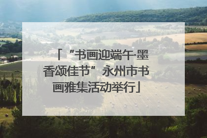 “书画迎端午·墨香颂佳节”永州市书画雅集活动举行