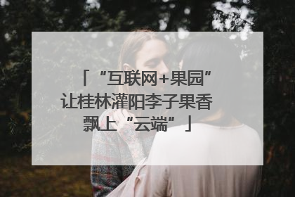 “互联网+果园”让桂林灌阳李子果香飘上“云端”