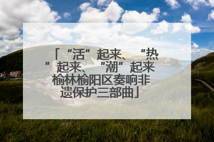 “活”起来、“热”起来、“潮”起来 榆林榆阳区奏响非遗保护三部曲