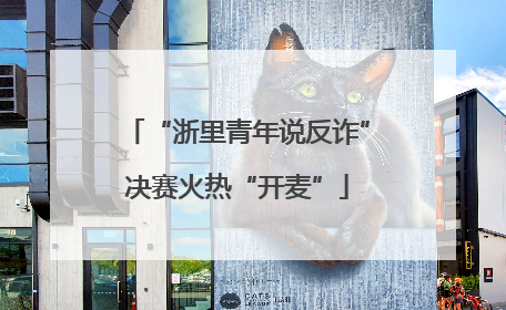“浙里青年说反诈”决赛火热“开麦”