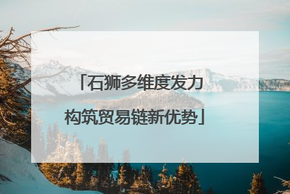 石狮多维度发力 构筑贸易链新优势