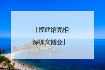福建馆亮相深圳文博会
