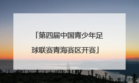 第四届中国青少年足球联赛青海赛区开赛