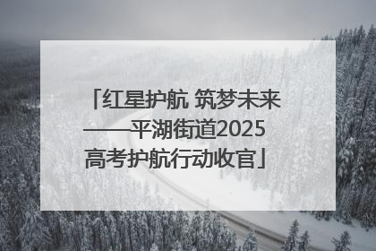 红星护航 筑梦未来——平湖街道2025高考护航行动收官