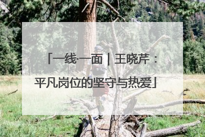 一线·一面｜王晓芹：平凡岗位的坚守与热爱