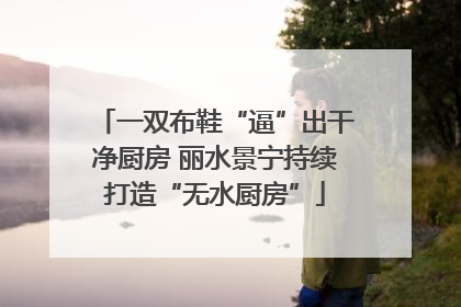 一双布鞋“逼”出干净厨房 丽水景宁持续打造“无水厨房”