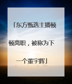 东方甄选主播顿顿离职，被称为下一个董宇辉