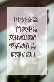 中外交流｜首次中肯文化和旅游季活动在肯尼亚启动