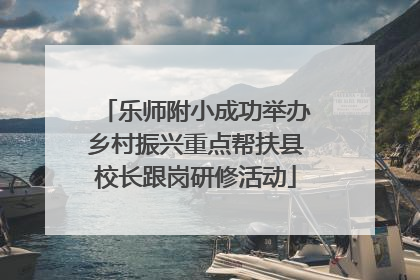 乐师附小成功举办乡村振兴重点帮扶县校长跟岗研修活动