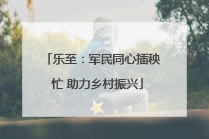 乐至：军民同心插秧忙 助力乡村振兴
