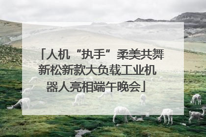 人机“执手”柔美共舞 新松新款大负载工业机器人亮相端午晚会