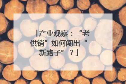 产业观察：“老供销”如何闯出“新路子”？