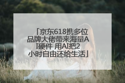 京东618携多位品牌大佬带来海量AI硬件 用AI把2小时自由还给生活
