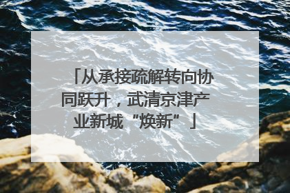 从承接疏解转向协同跃升，武清京津产业新城“焕新”