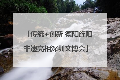 传统+创新 德阳旌阳非遗亮相深圳文博会