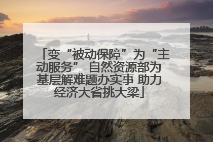变“被动保障”为“主动服务” 自然资源部为基层解难题办实事 助力经济大省挑大梁