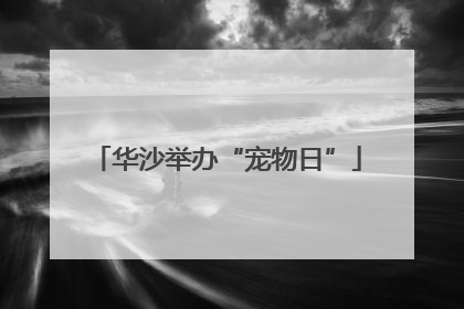华沙举办“宠物日”