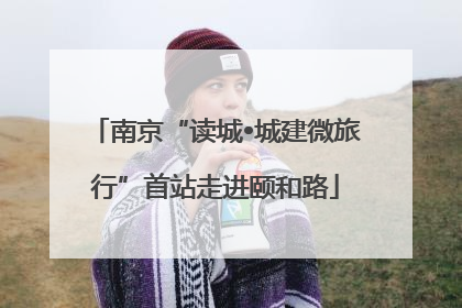 南京“读城•城建微旅行”首站走进颐和路