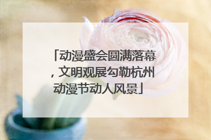 动漫盛会圆满落幕，文明观展勾勒杭州动漫节动人风景