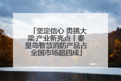坚定信心 勇挑大梁·产业新亮点丨秦皇岛智慧消防产品占全国市场超四成
