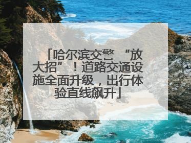 哈尔滨交警 “放大招”！道路交通设施全面升级，出行体验直线飙升