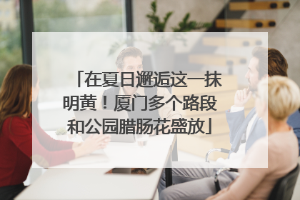 在夏日邂逅这一抹明黄！厦门多个路段和公园腊肠花盛放