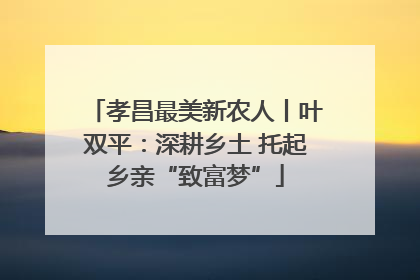 孝昌最美新农人丨叶双平：深耕乡土 托起乡亲“致富梦”