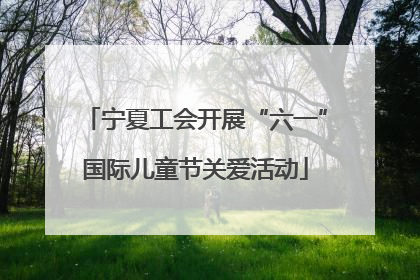 宁夏工会开展“六一”国际儿童节关爱活动