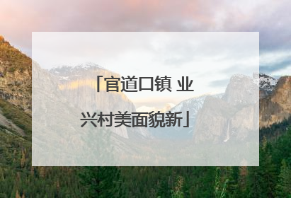 官道口镇 业兴村美面貌新