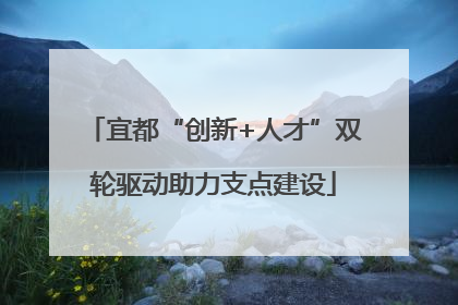 宜都“创新+人才”双轮驱动助力支点建设
