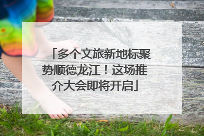 多个文旅新地标聚势顺德龙江！这场推介大会即将开启