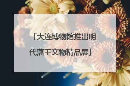 大连博物馆推出明代藩王文物精品展