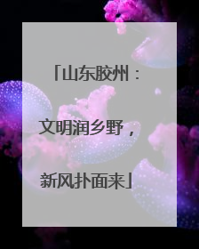 山东胶州：文明润乡野，新风扑面来