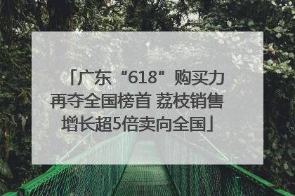 广东“618”购买力再夺全国榜首 荔枝销售增长超5倍卖向全国