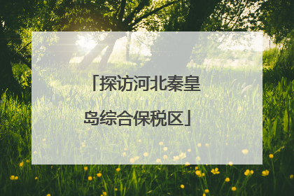 探访河北秦皇岛综合保税区