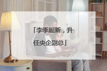 李季履新，升任央企副总