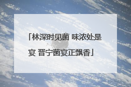 林深时见菌 味浓处是宴 晋宁菌宴正飘香
