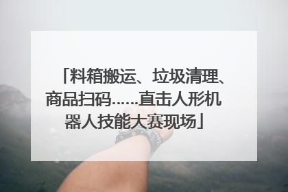 料箱搬运、垃圾清理、商品扫码……直击人形机器人技能大赛现场