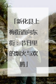新化县上梅街道向东街：节日里的烟火与欢腾
