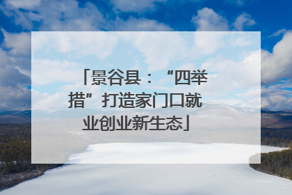 景谷县：“四举措”打造家门口就业创业新生态