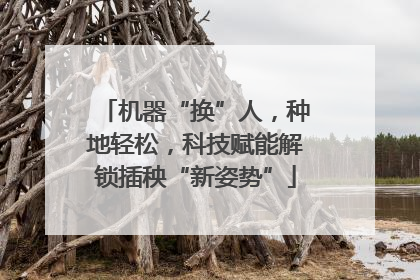 机器“换”人，种地轻松，科技赋能解锁插秧“新姿势”