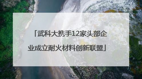 武科大携手12家头部企业成立耐火材料创新联盟