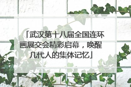 武汉第十八届全国连环画展交会精彩启幕，唤醒几代人的集体记忆