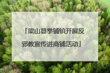 梁山县拳铺镇开展反邪教宣传进商铺活动