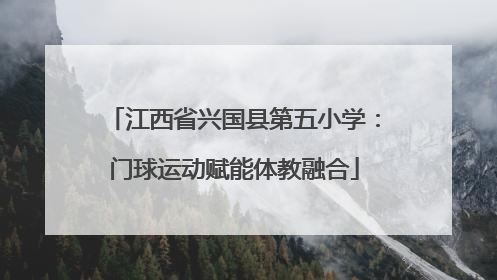 江西省兴国县第五小学：门球运动赋能体教融合