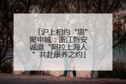 沪上相约“惠”聚申城：浙江磐安诚邀“阿拉上海人”共赴康养之约