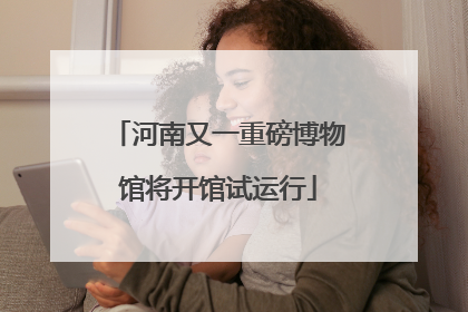 河南又一重磅博物馆将开馆试运行
