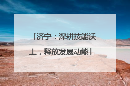 济宁：深耕技能沃土，释放发展动能